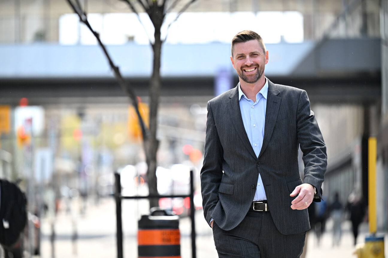 Alex Lawson on Rideau Street