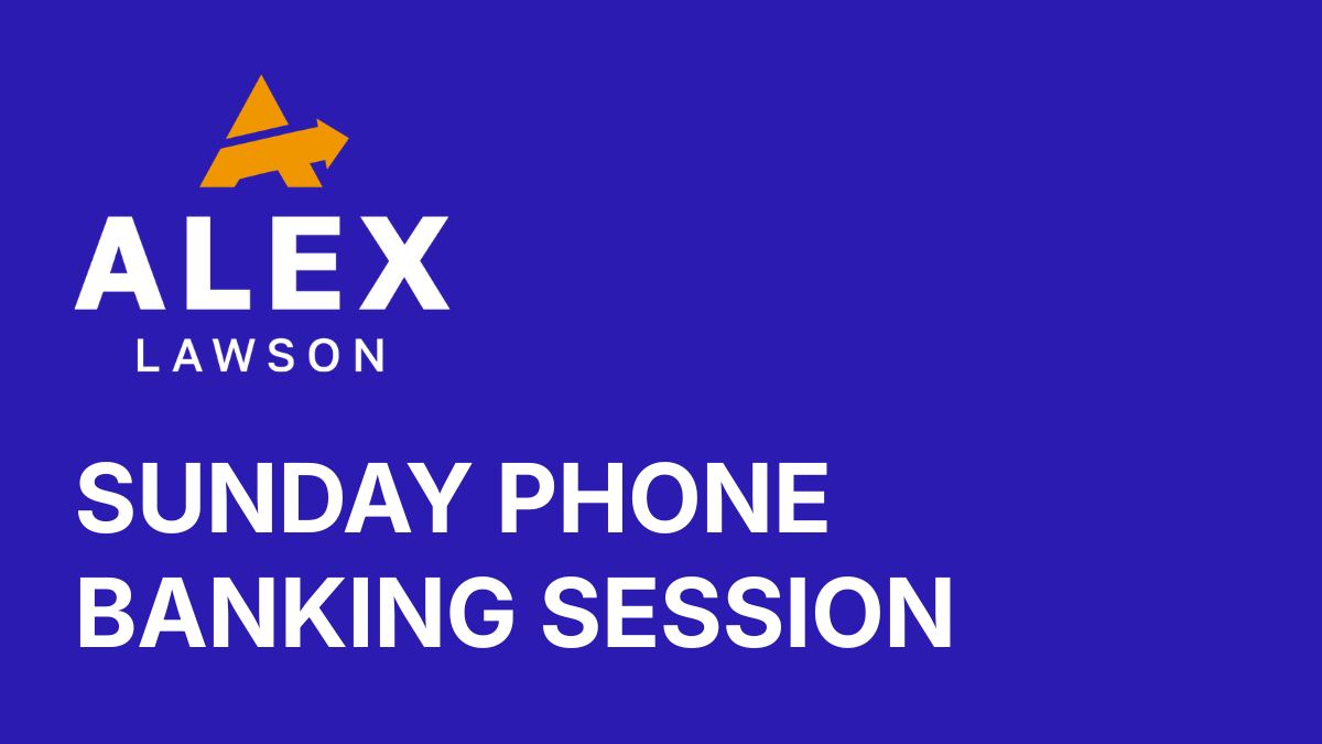 Sunday Phone Banking Session