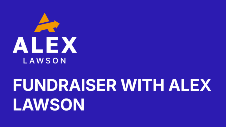 Alex Lawson Campaign - Fundraiser Graphic